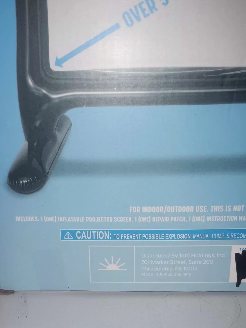 Inflatable Projector Screen - Black - Picture 4 of 7